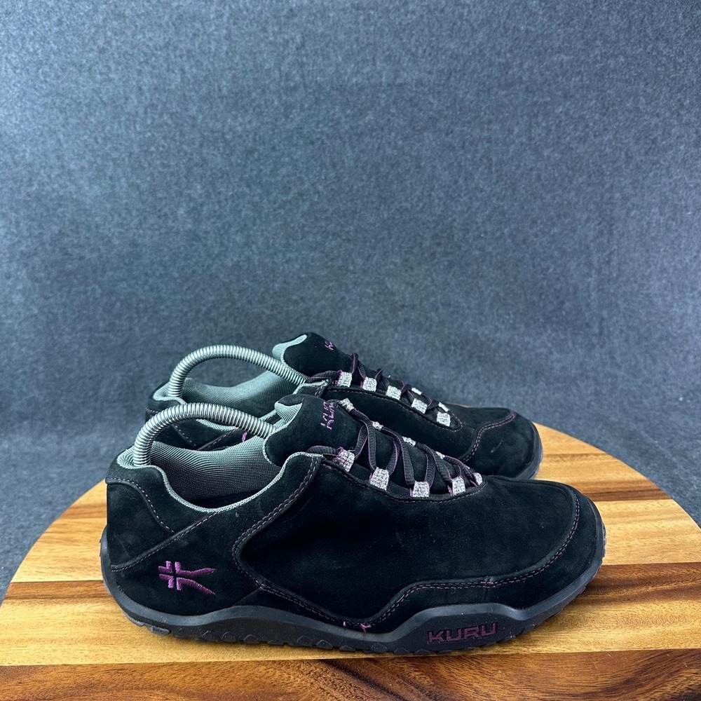 Kuru Chicane Womens Size 10 Black Purple Suede Athletic Sneakers 200617100